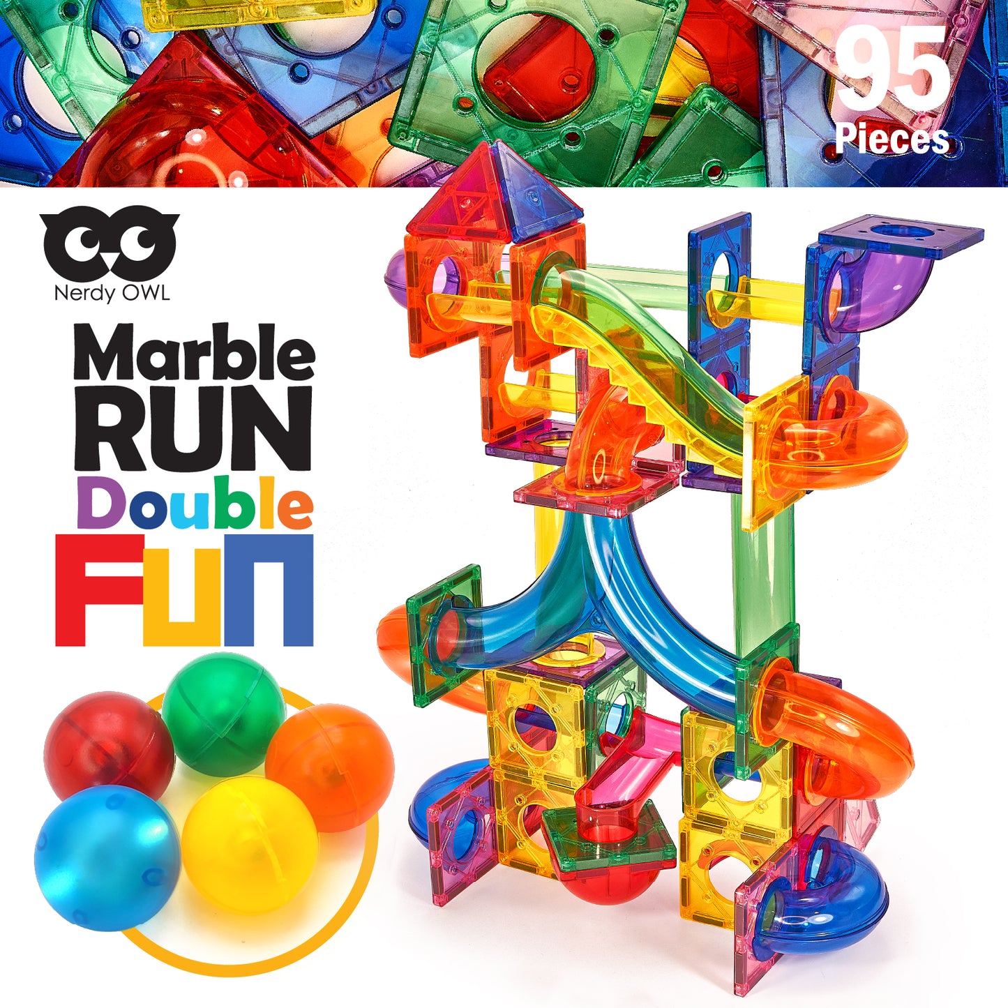 Marble Run Double Fun 95 pieces