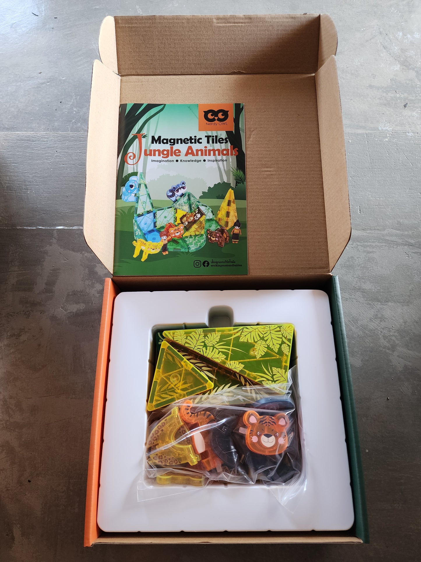 Magnetic Tiles Jungle Animals 56 pieces