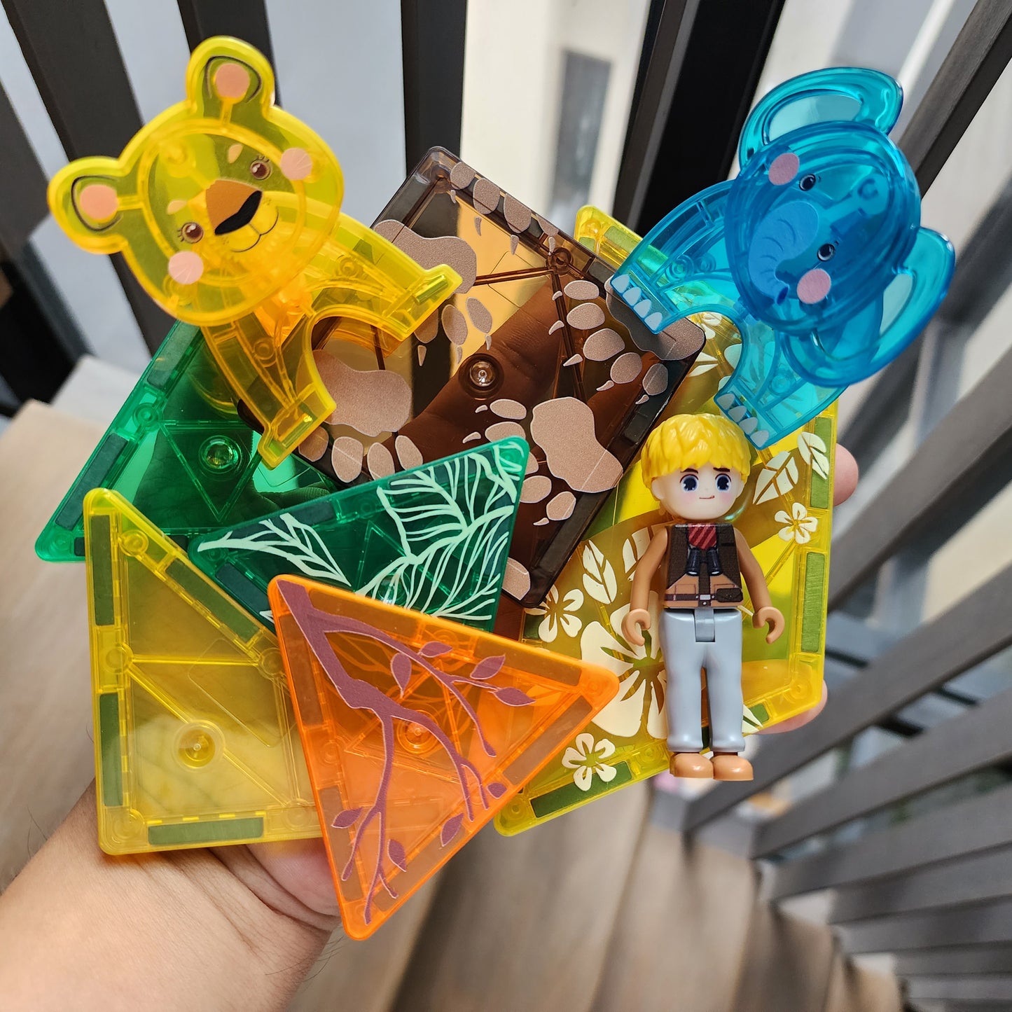 Magnetic Tiles Jungle Animals 56 pieces