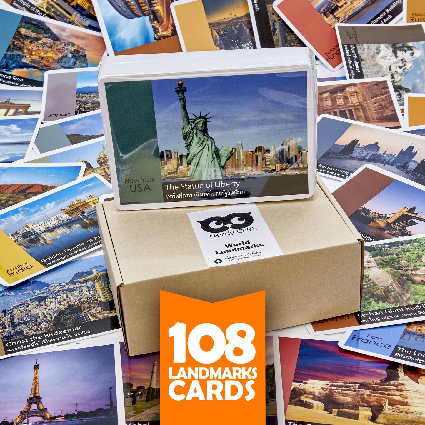 Flash Cards: World Landmarks