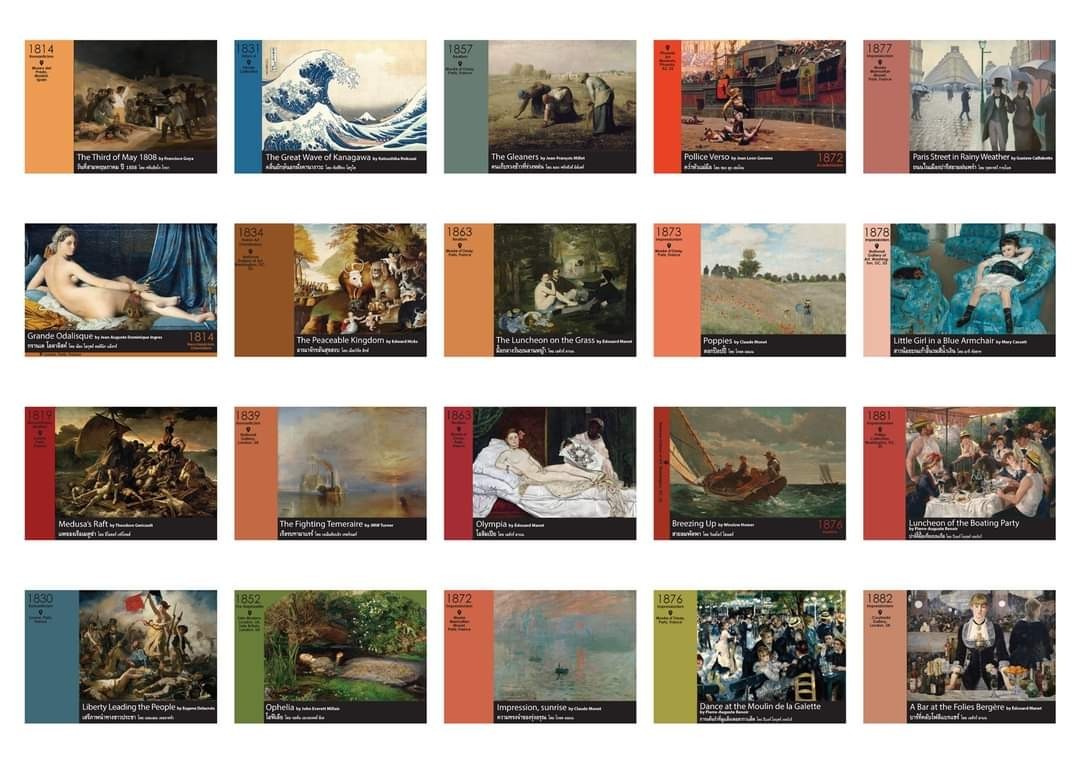 Flash Cards: World's Most Famous Paintings