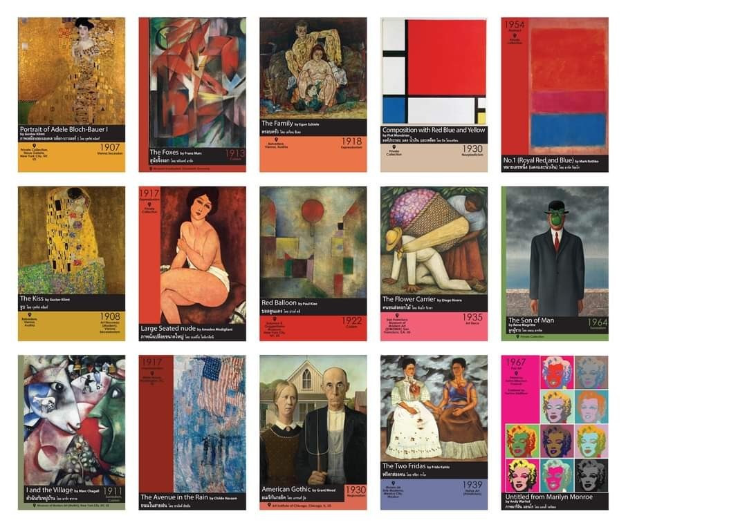 Flash Cards: World's Most Famous Paintings