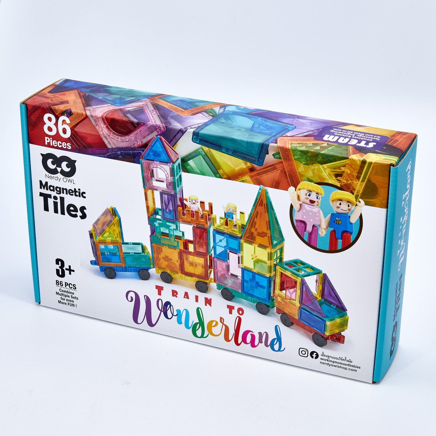 Magnetic Tiles Train to Wonderland Pieces