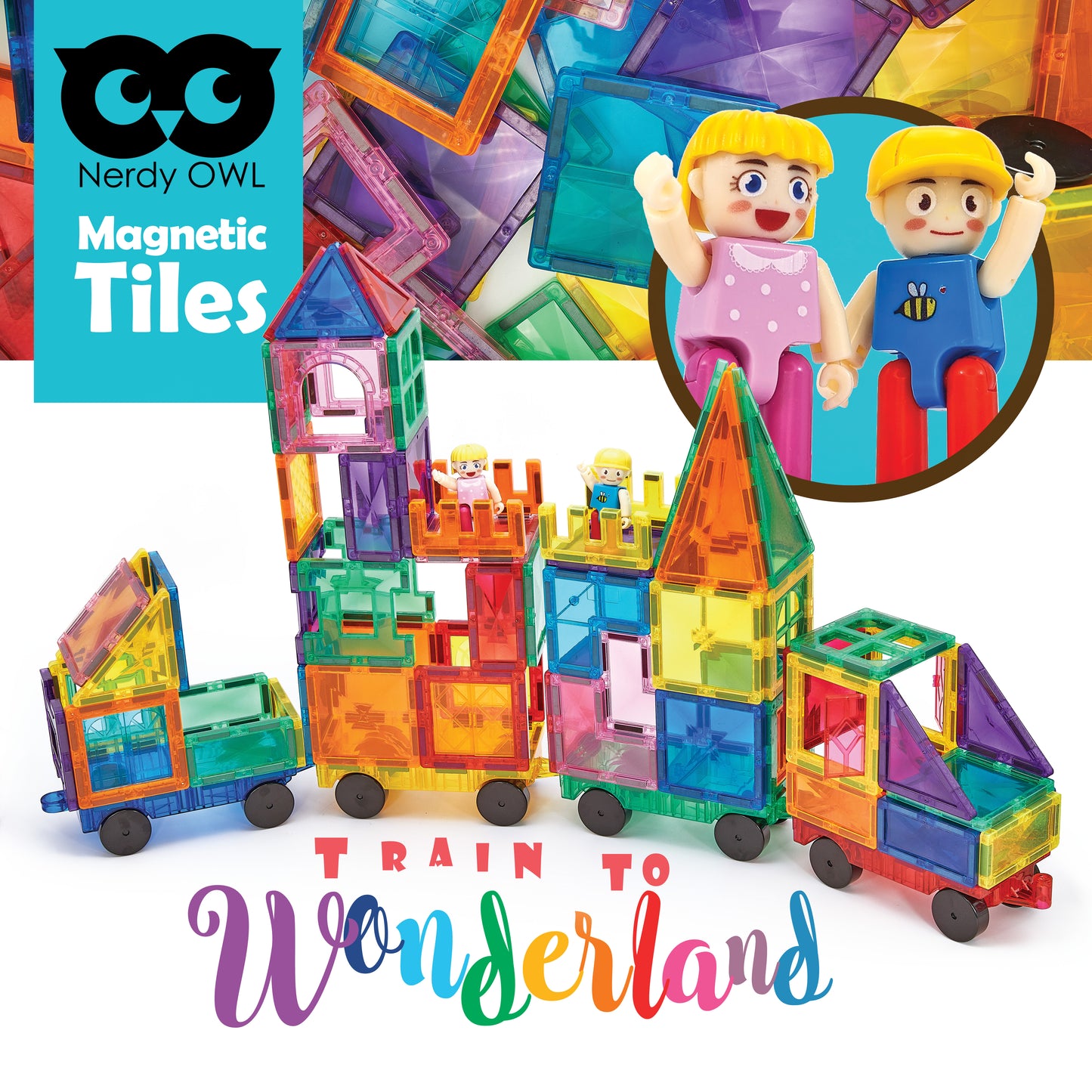 Magnetic Tiles Train to Wonderland Pieces