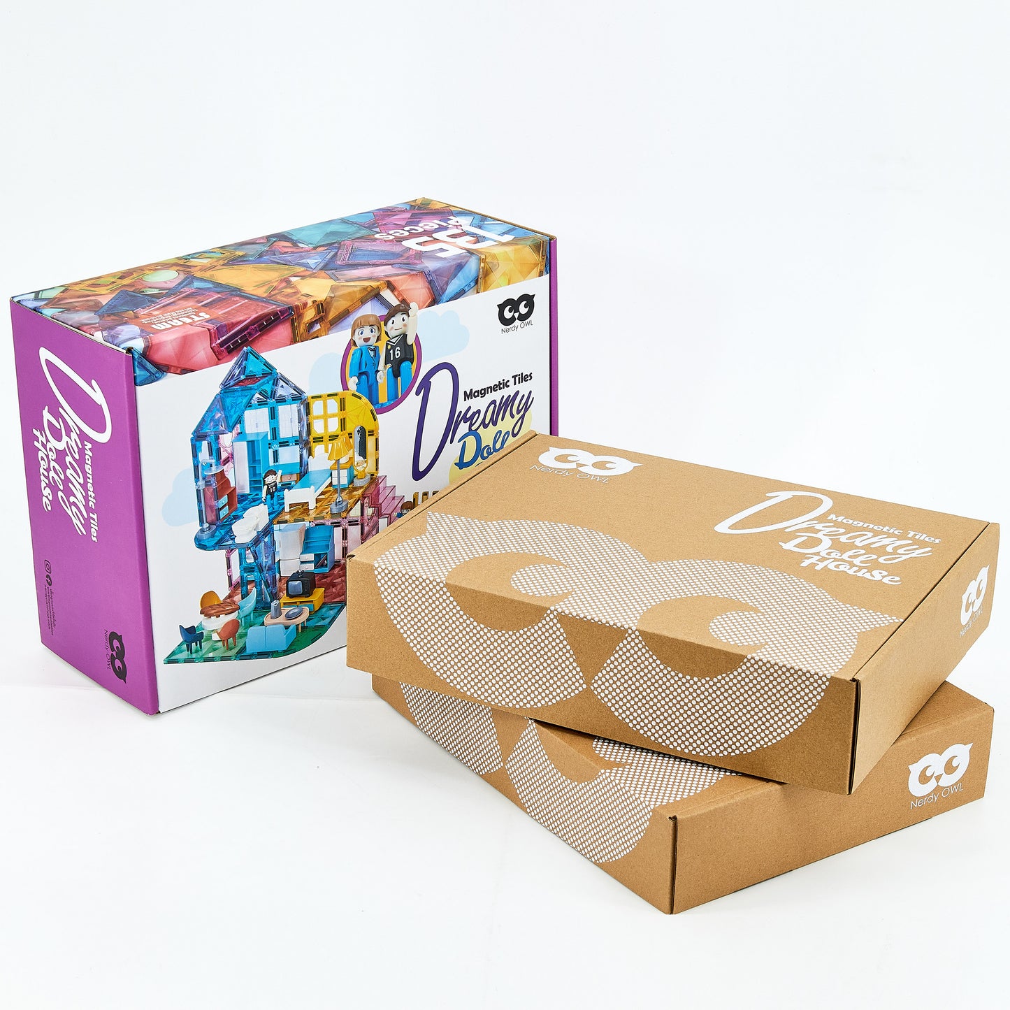 Magnetic Tiles Dreamy Dollhouse 130 pieces ตัวต่อแม่เหล็กบ้านตุ๊กตาชวนฝัน 135 ชิ้น