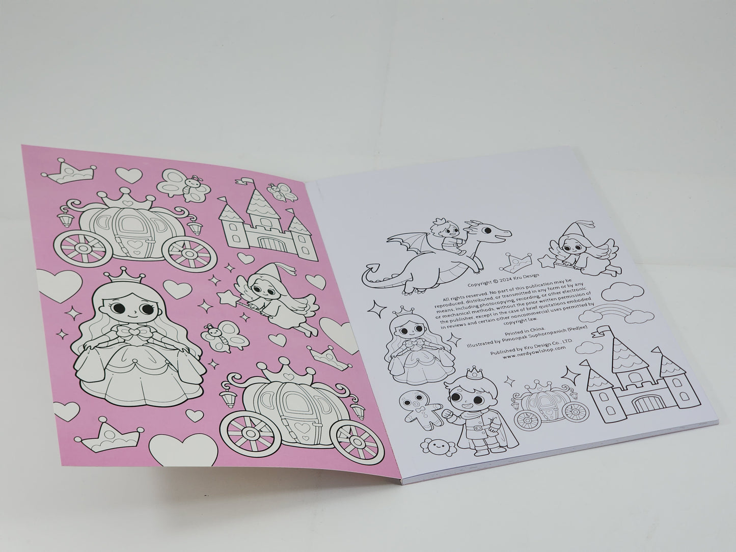 Fairy Tales Believe in Magic Coloring Book