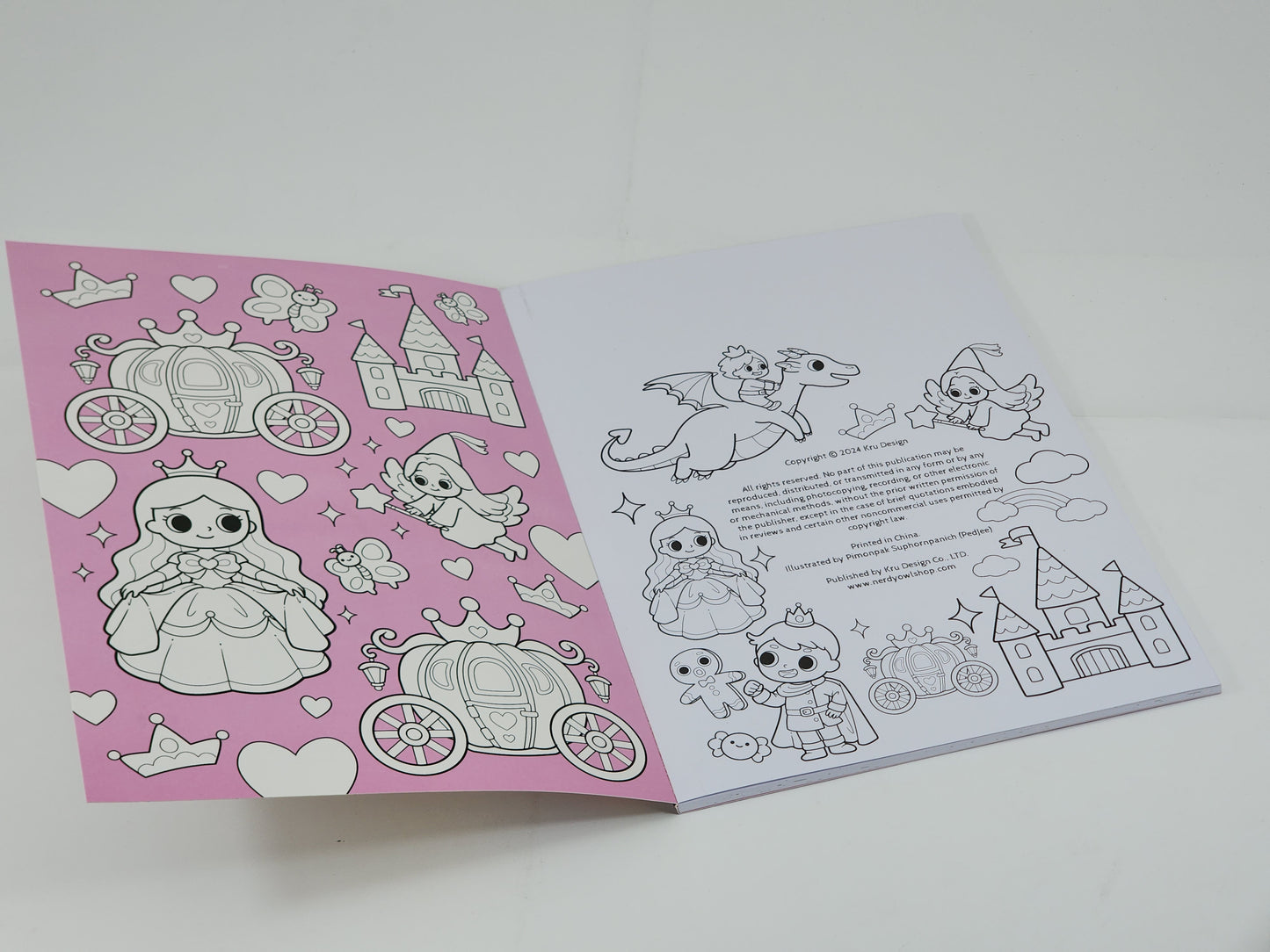 Fairy Tales Believe in Magic Coloring Book