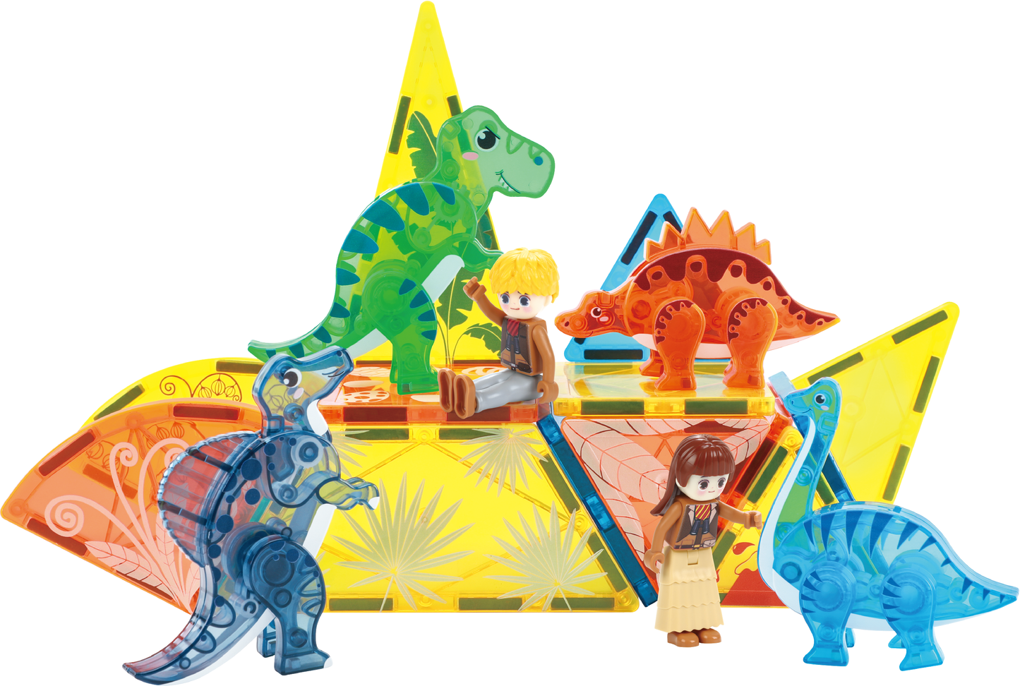 Magnetic Tiles Dinosaurs Park 49 pieces