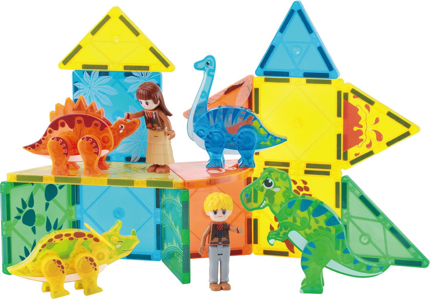 Magnetic Tiles Dinosaurs Park 49 pieces