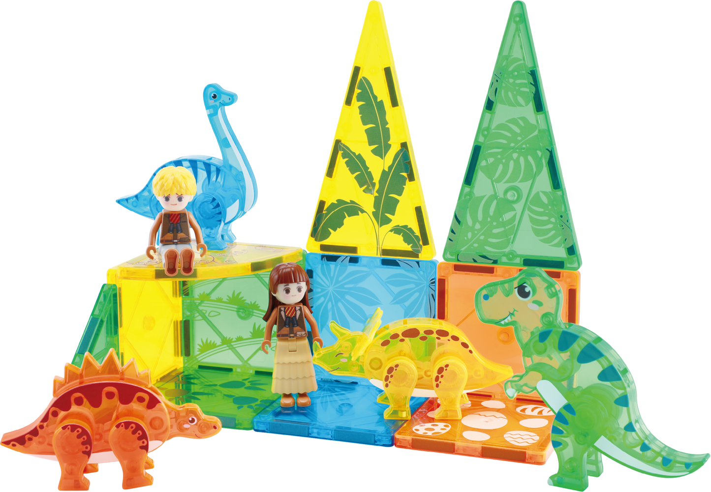 Magnetic Tiles Dinosaurs Park 49 pieces