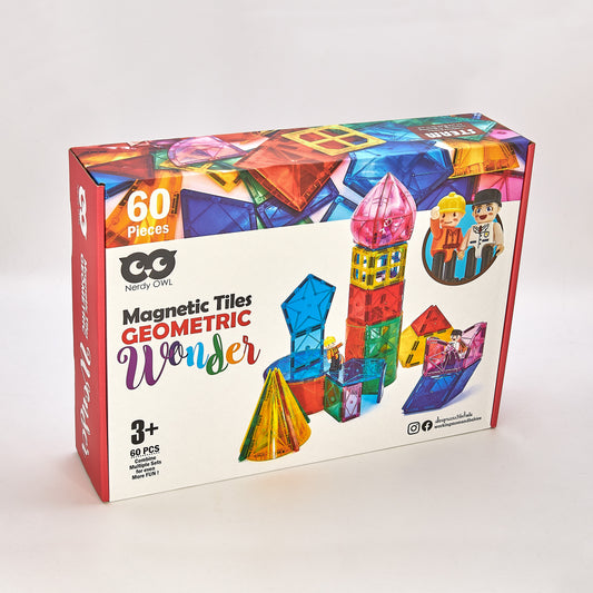 Magnetic Tiles Geometric Wonder 60 pieces