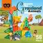 Magnetic Tiles Grassland Animals 56 pieces