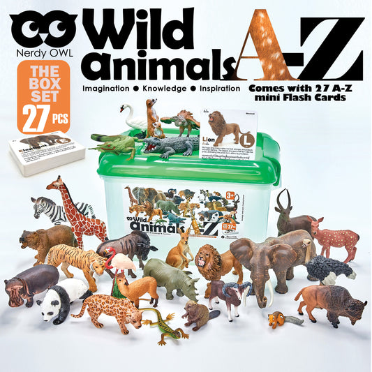 Toy Box Set: Wild Animals A-Z