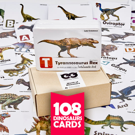 Flash Cards: World of Dinosaurs