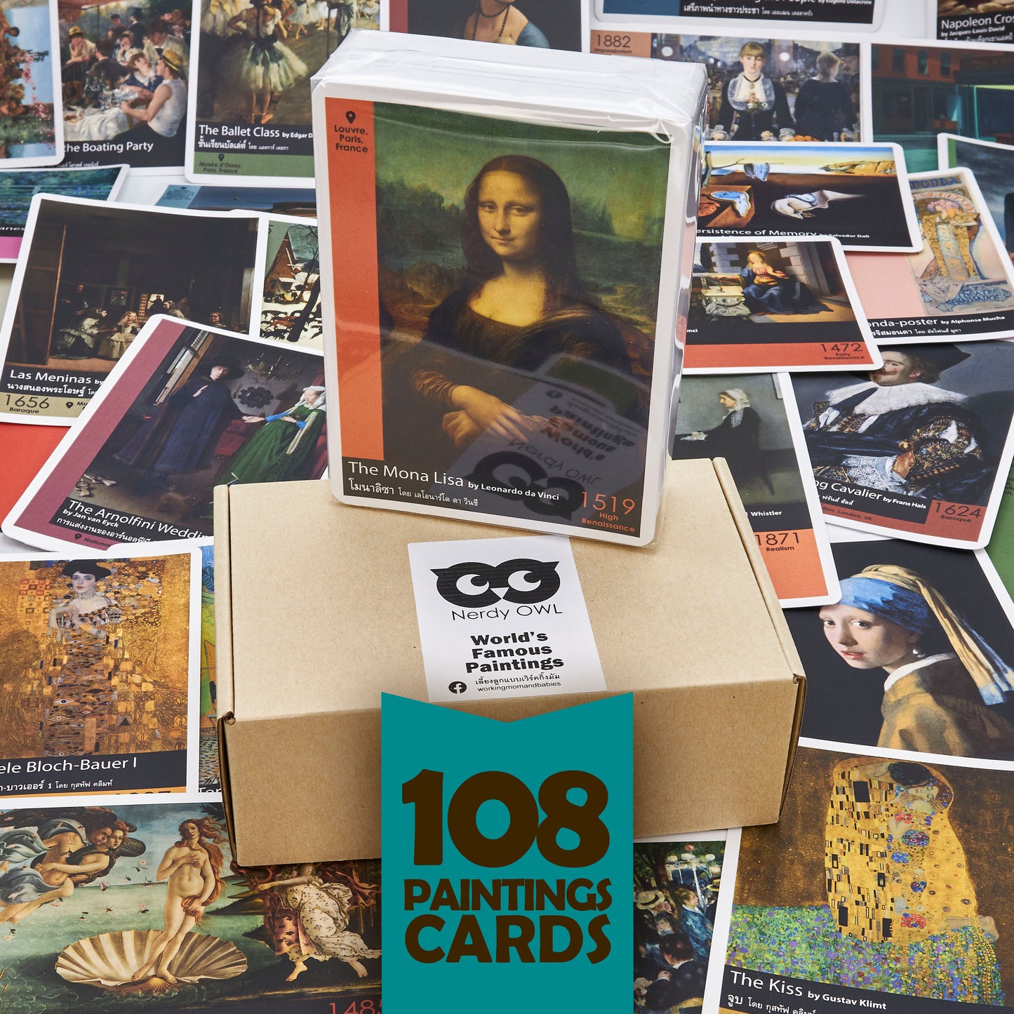 Flash Cards:  World's Most Famous Paintings