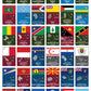 Flash Cards:  Flags and Countries 2