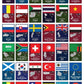Flash Cards:  Flags and Countries