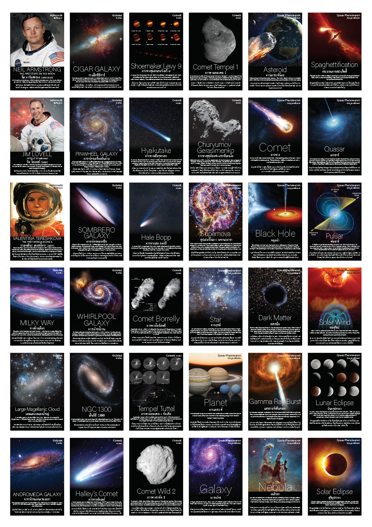 Flash Cards:  Space Explorer