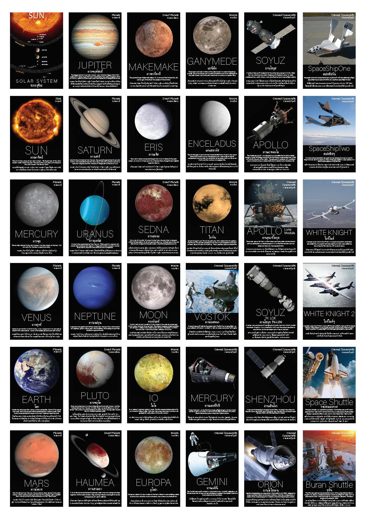 Flash Cards:  Space Explorer