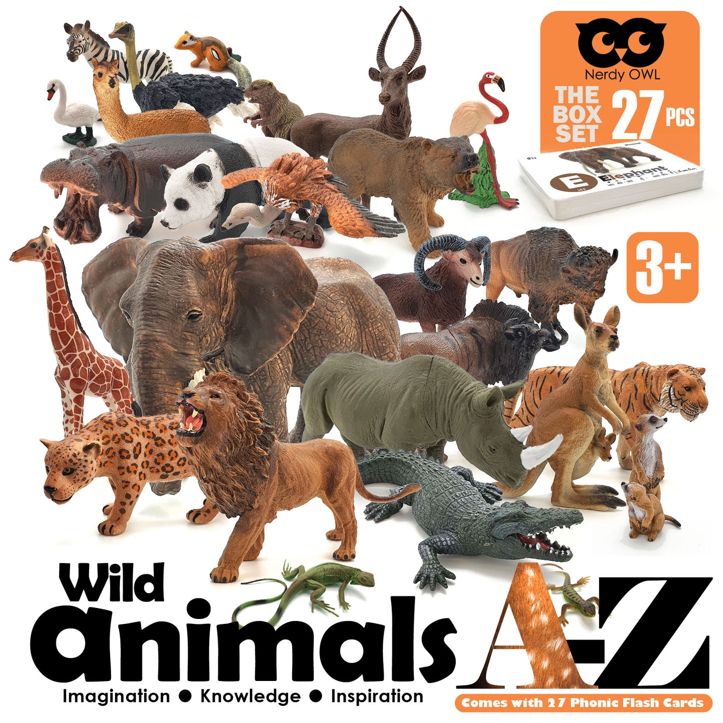 Toy Box Set: Wild Animals A-Z